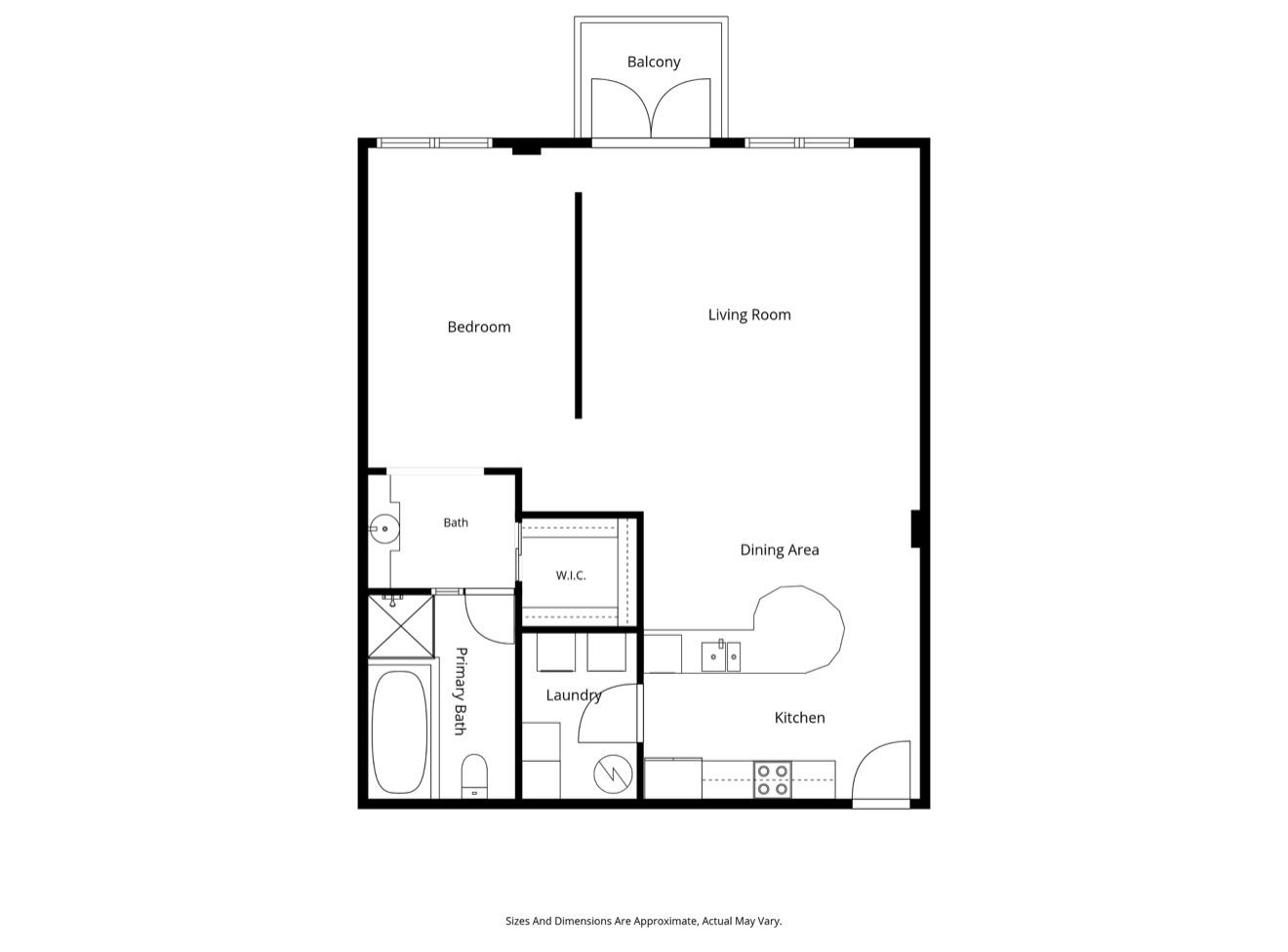 Floor plan for Buckhead Village Lofts Unit 620